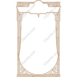 Elegant Art Deco Frame