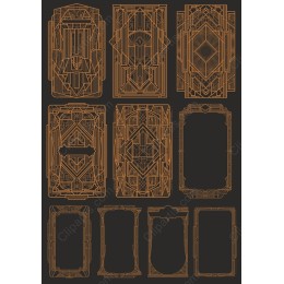 Geometric Art Deco Set