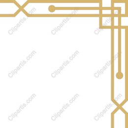 Elegant Gold Geometric Border