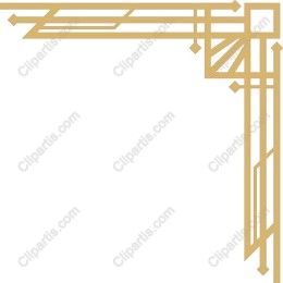 Art Deco Golden Corner