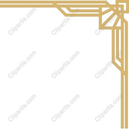 Elegant Art Deco Corner Frame
