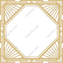 Elegant Geometric Octagonal Frame