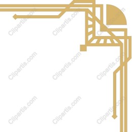 Elegant Gold Corner Ornament