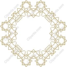 Geometric Gold Ornamental