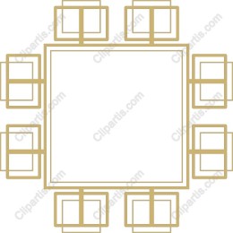 Gold Square Frames
