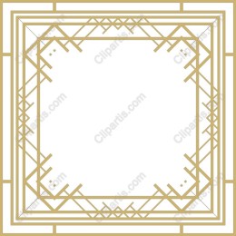 Geometric Art Deco Frame