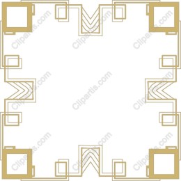 Elegant Geometric Corner Frame