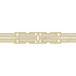 Elegant Art Deco Gold Border