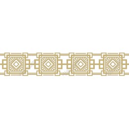 Art Deco Gold Geometric Pattern