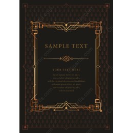 Elegant Art Deco Decorative Frame