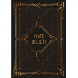 Art Deco Golden Geometric