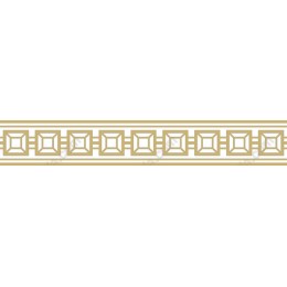 Gold Framed Geometric Border