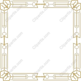 Golden Geometric Frame