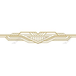 Art Deco Gold Border