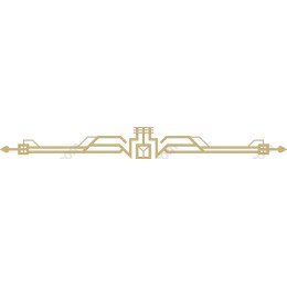 Art Deco Golden Border