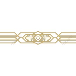 Art Deco Geometric Border