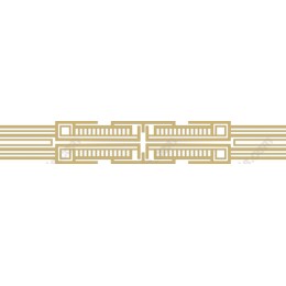Elegant Geometric Gold