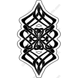 Elegant Black-and-White Abstract
