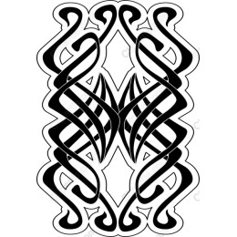 Intricate Intertwine Black and White