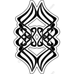 Elegant Abstract Black and White