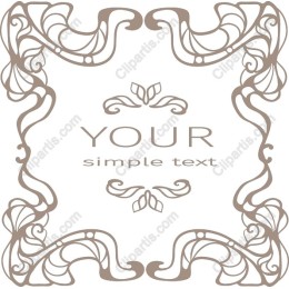 Decorative Vintage Frame - Customizable and