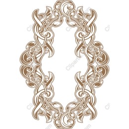 Elegant Vintage Floral Frame