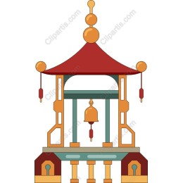 Traditional Asian Temple Bell