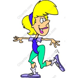 Cheerful Active Wear Character
