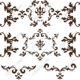 Elegant Ornate Flourishes Set
