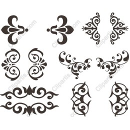 Elegant Ornate Flourishes Set