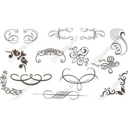 Elegant Decorative Flourish Collection