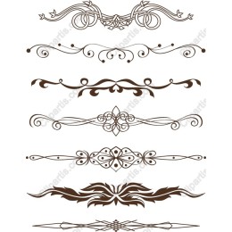 Elegant Ornate Borders Set