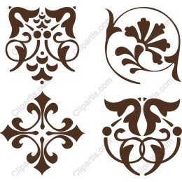 Elegant Decorative Motifs Set