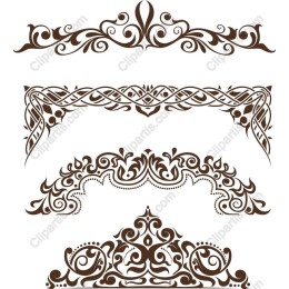 Ornate Decorative Borders Collection