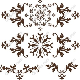 Elegant Floral & Leaf Decorative Pack