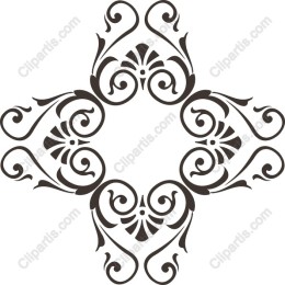Vintage Floral Frame
