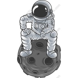 Astronaut on Moon