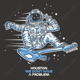 Houston, We Don't Have a Problem - Astronaut Guitar