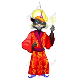 Captivating Cat in Royal Attire