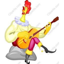 Charming Rooster Guitarist