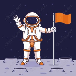 Cosmic Voyager Astronaut