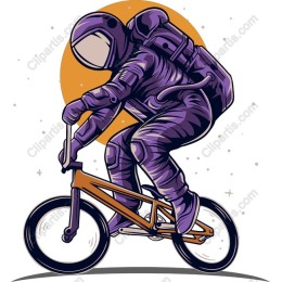 Astronaut BMX Rider