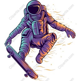 Cosmic Skateboarder