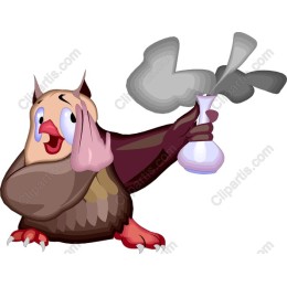 Whimsical Owl Alchemist