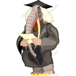Graduation Elephant