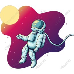 Vibrant Astronaut