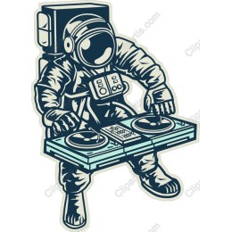 Cosmic DJ Astronaut