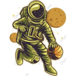 Cosmic Dribbler: Astronaut Basketball