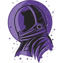 Purple Astronaut