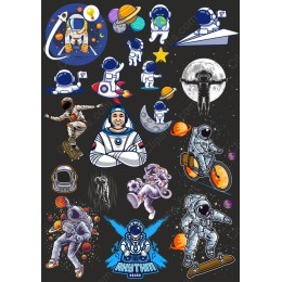 Cosmic Adventures: Playful Astronaut Collection
